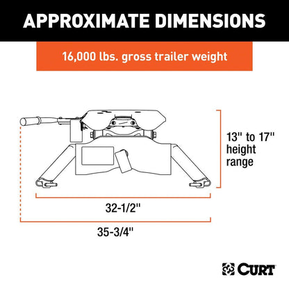 A16 Curt 5th Wheel (RAM)